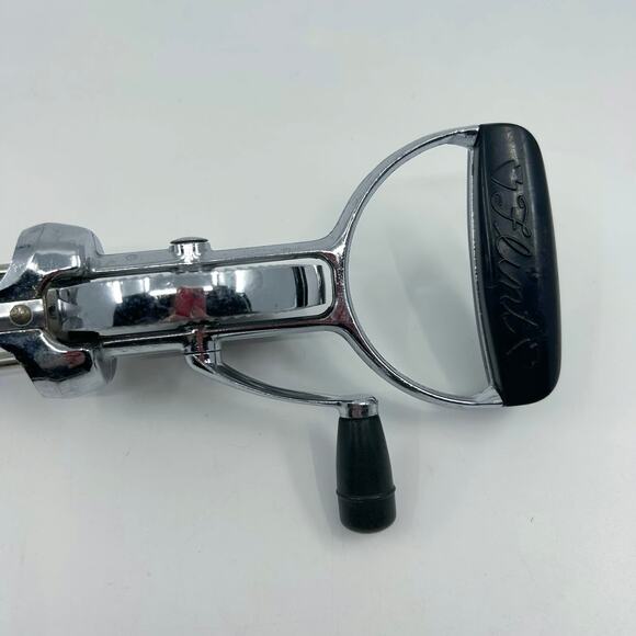 Flint Manual Hand Mixer Ekco Beater Stainless with Black Handles, Made in USA - Picture 6 of 6